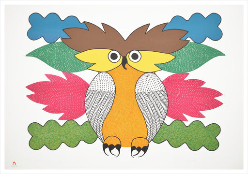 Kenojuak Ashevak: Spirit of the Owl Birthday Card_Front_Flat