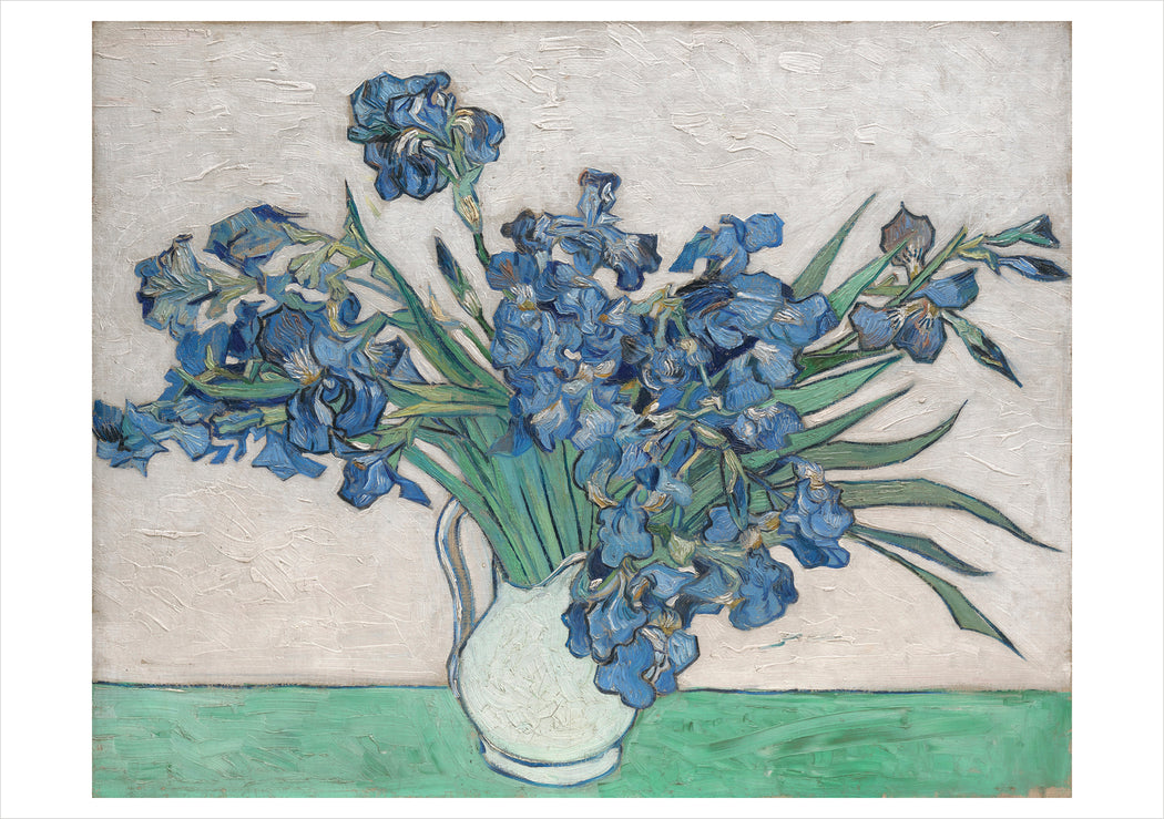Vincent van Gogh: Irises Birthday Card_Front_Flat