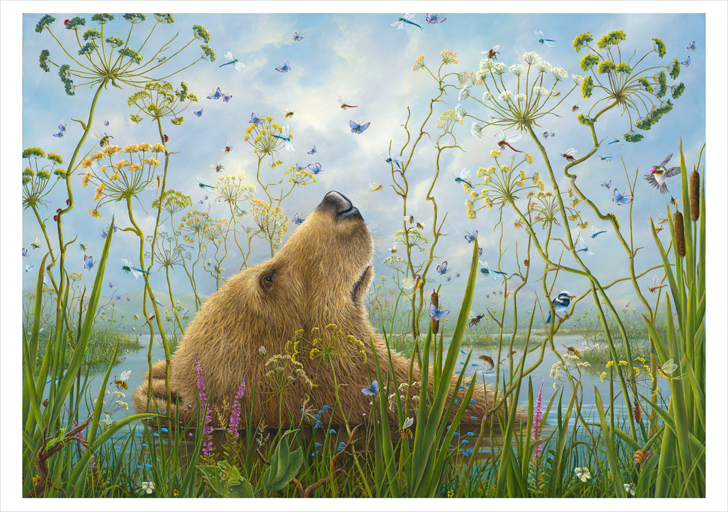 Robert Bissell: The Whole World Birthday Card_Front_Flat