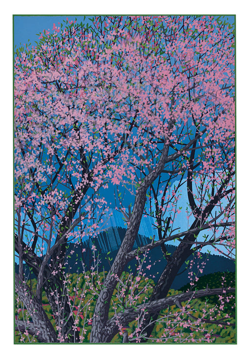 Kate Krasin: Spring Tree Birthday Card_Front_Flat