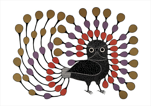 Kenojuak Ashevak: Illustrious Owl Birthday Card_Front_Flat