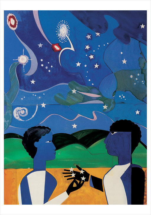 Romare Bearden: Two Worlds Birthday Card_Front_Flat