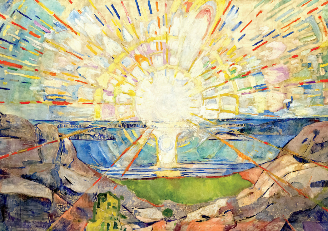 Edvard Munch: The Sun Birthday Card_Front_Flat