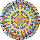 Susan Barnett: Mandala IV 500-Piece Circular Jigsaw Puzzle_Zoom