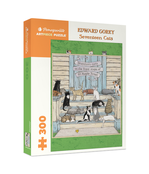 Edward Gorey: Seventeen Cats 300-Piece Jigsaw Puzzle_Primary