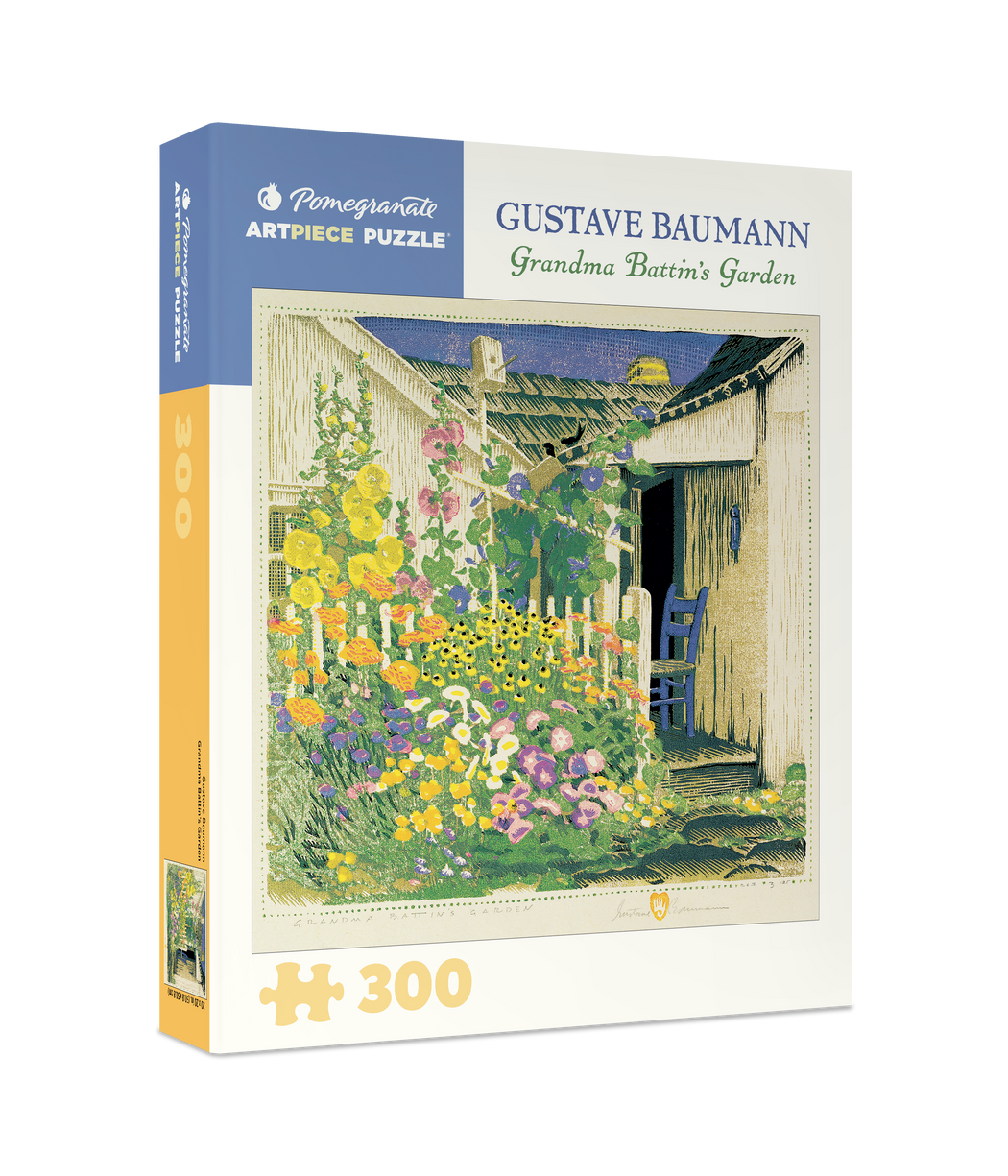 Gustave Baumann: Grandma Battin's Garden 300-Piece Jigsaw Puzzle_Primary