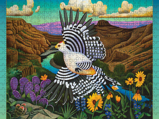 Billy Hassell: Crossing the Rio Grande 500-Piece Jigsaw Puzzle_Zoom