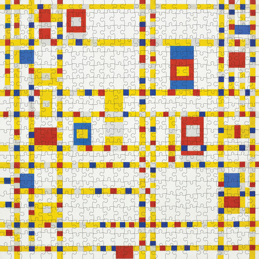 Piet Mondrian: Broadway Boogie Woogie 500-Piece Jigsaw Puzzle_Zoom