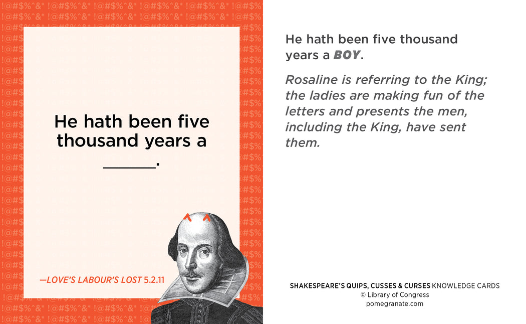 Shakespeare’s Quips, Cusses & Curses Knowledge Cards_Interior_1