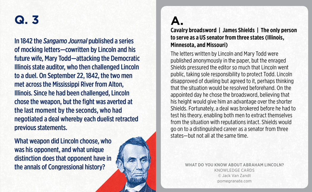 What Do You Know about Abraham Lincoln? Knowledge Cards_Interior_2