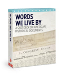 Words We Live By: A Quiz Deck on American Historical Documents Knowledge Cards_Front_3D