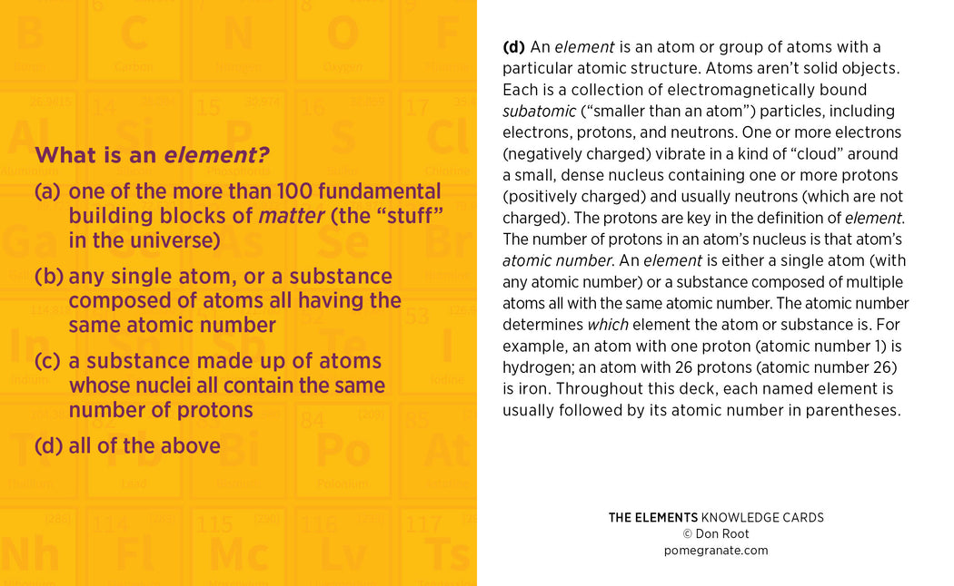 The Elements: A Quiz Deck on the Periodic Table Knowledge Cards_Interior_1