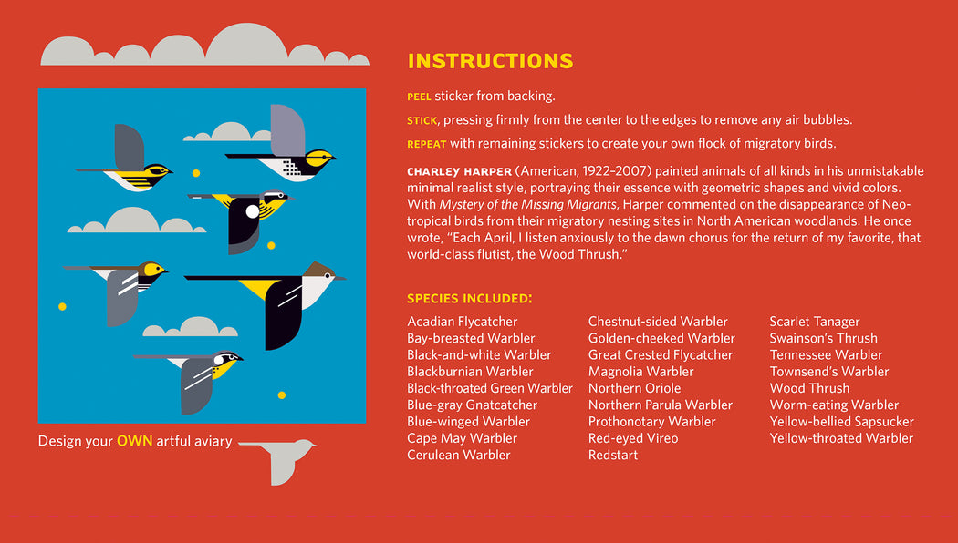 Charley Harper: A Flock of Birds Wall Décor_Interior_1