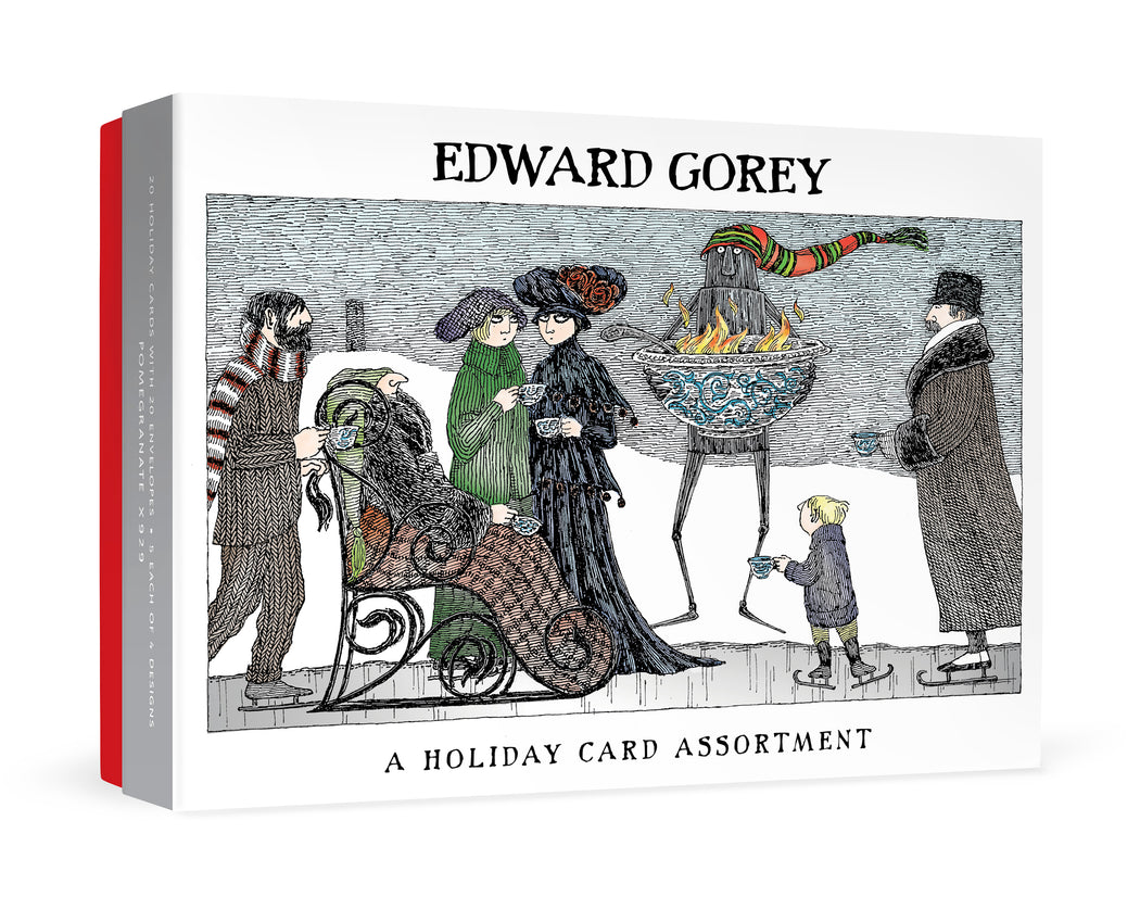 Edward Gorey Holiday Card Assortment_Front_3D