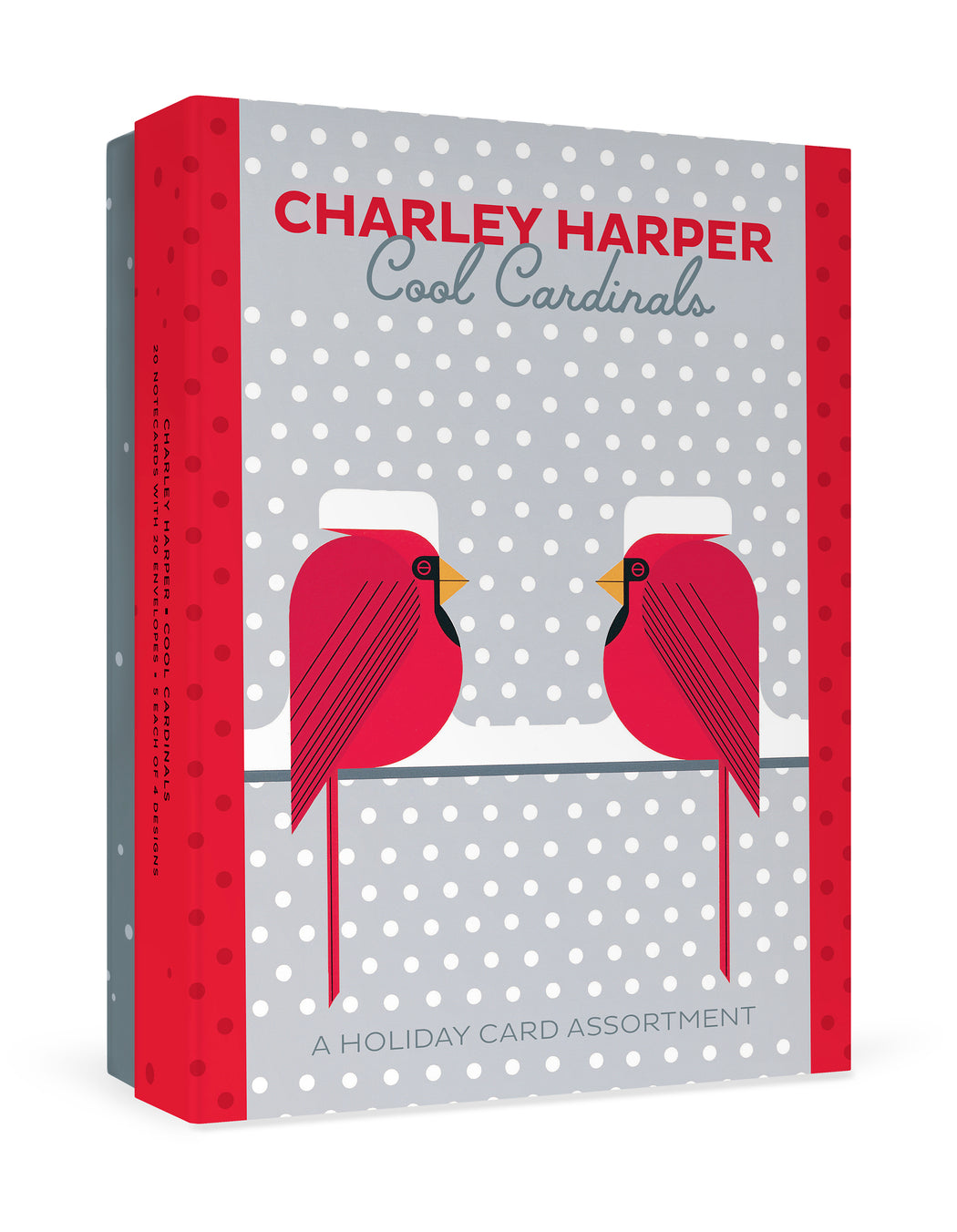Charley Harper: Cool Cardinals Holiday Card Assortment_Front_3D