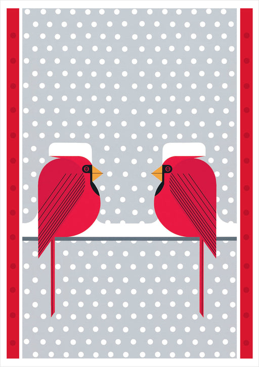 Charley Harper: Cool Cardinals Holiday Card Assortment_Interior_1