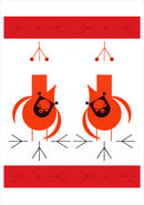 Charley Harper: Cool Cardinals Holiday Card Assortment_Interior_2