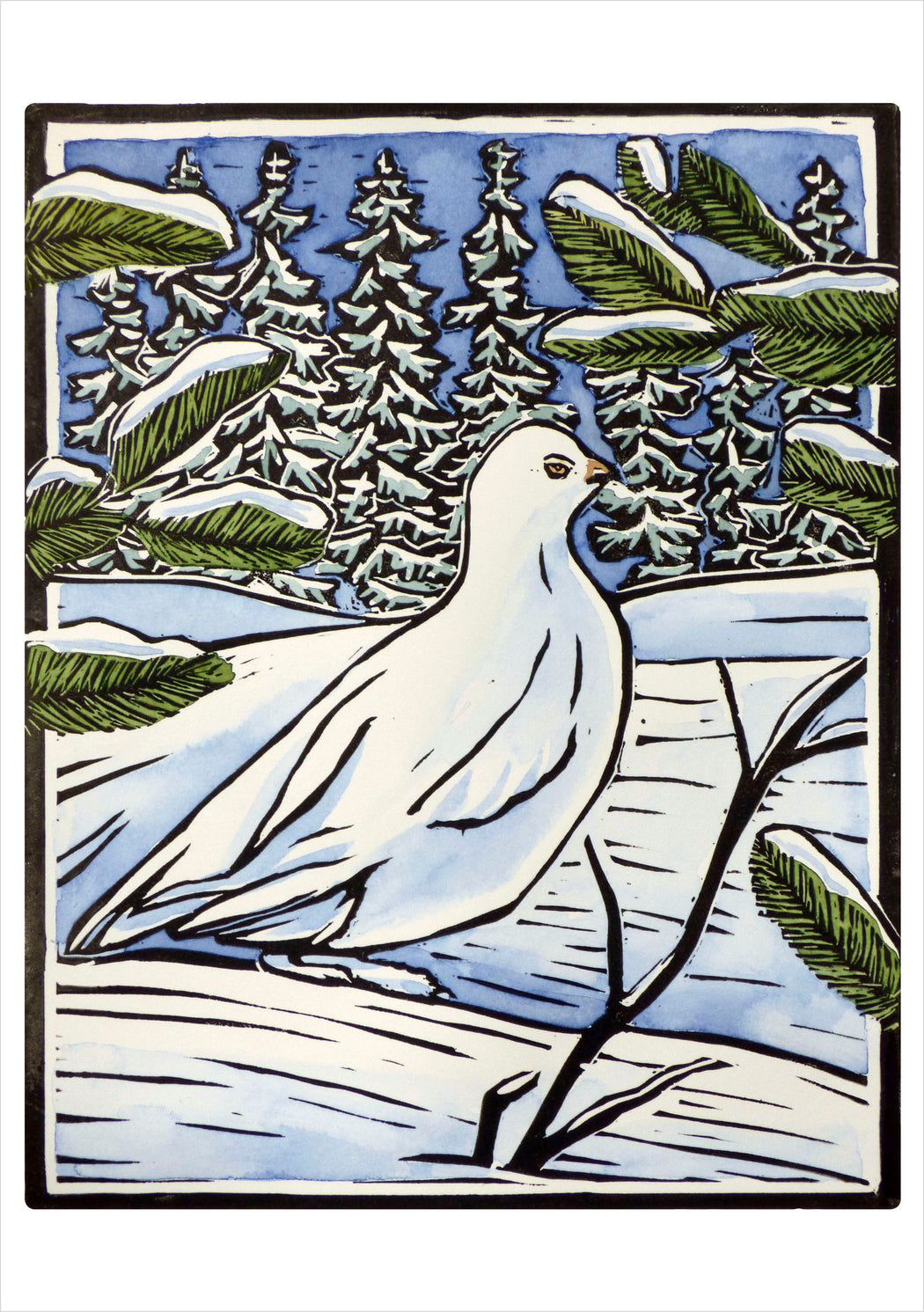 Molly Hashimoto: Winter Birds Holiday Card Assortment_Interior_4