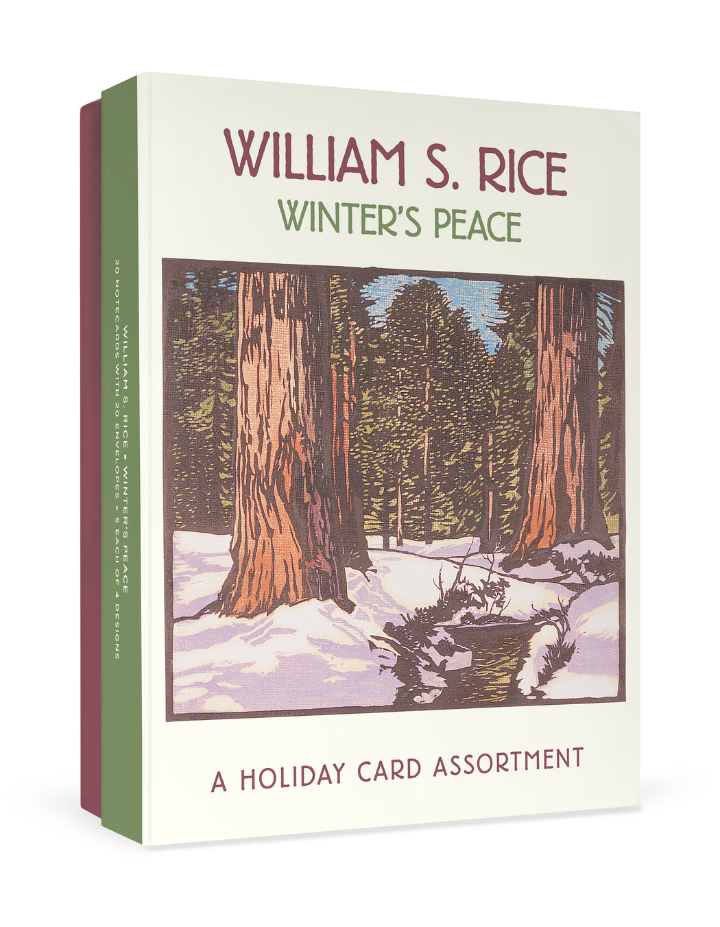 William S. Rice: Winter's Peace Holiday Card Assortment_Front_3D