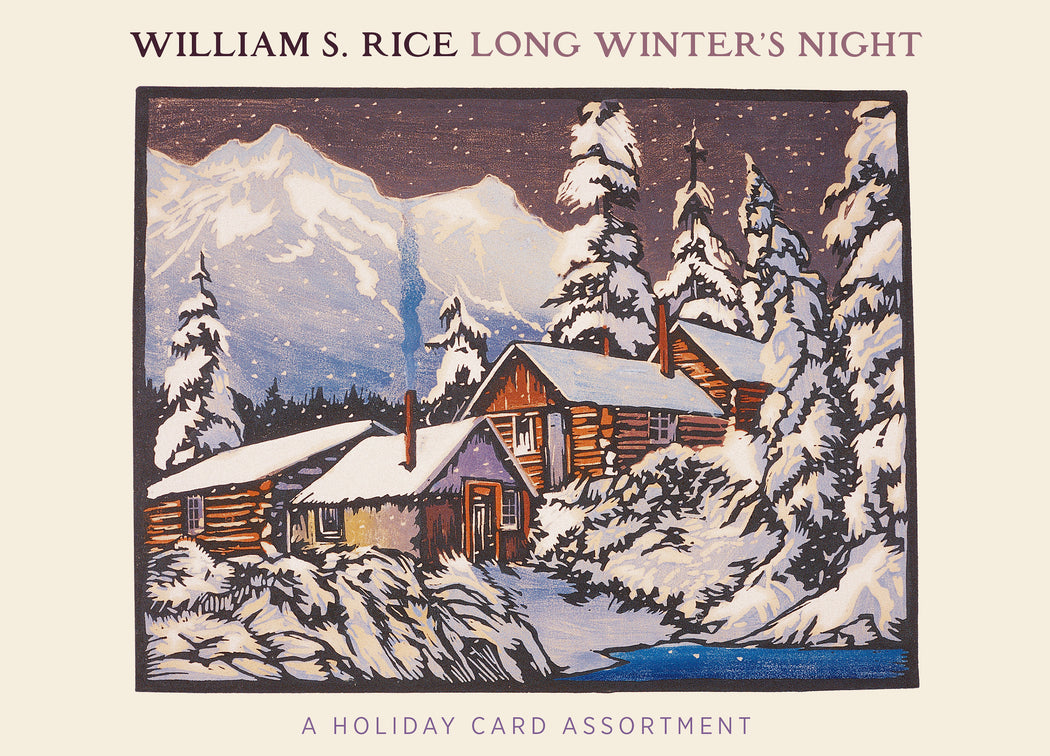 William S. Rice: Long Winter's Night Holiday Card Assortment_Interior_2