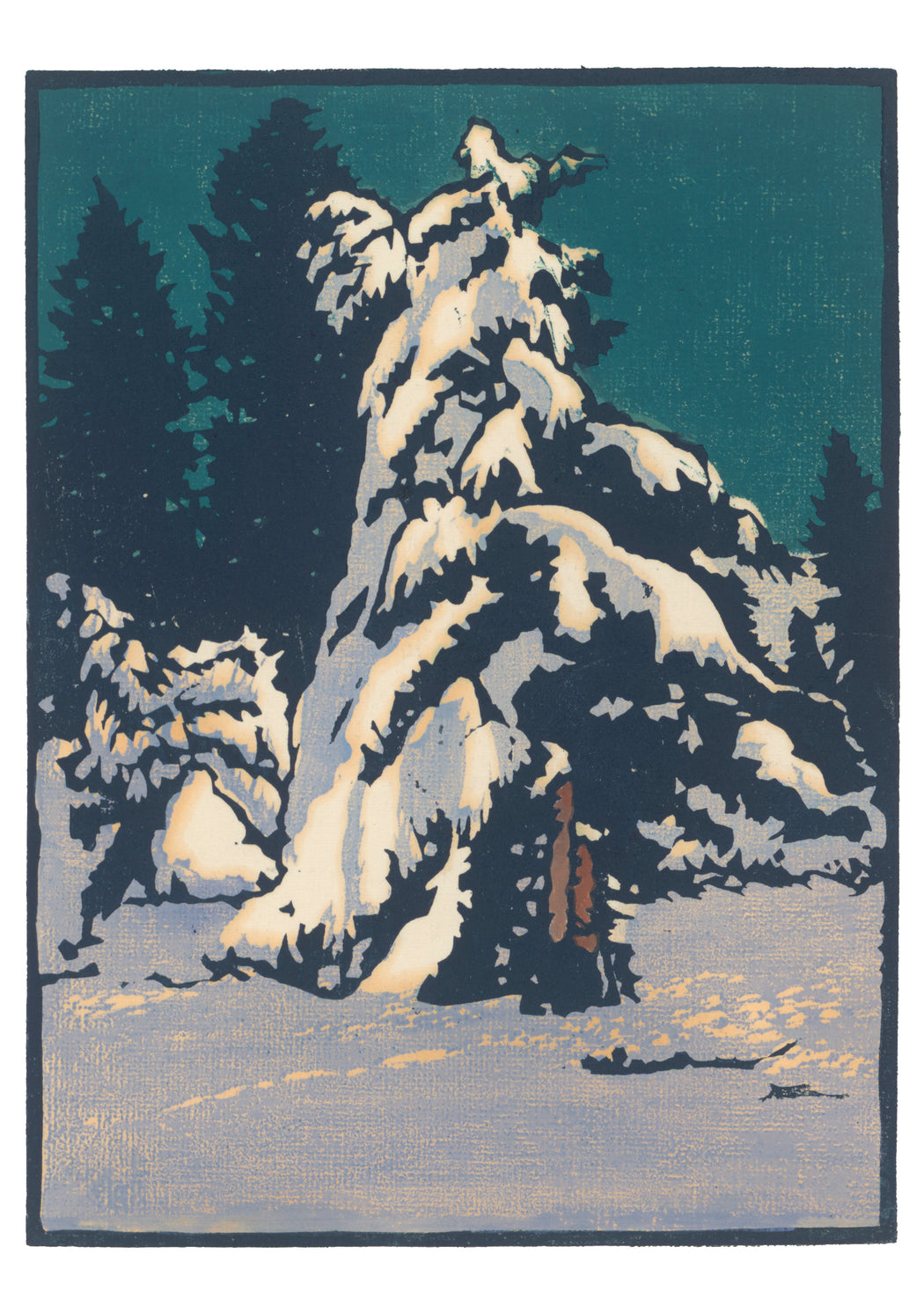 William S. Rice: Long Winter's Night Holiday Card Assortment_Interior_3
