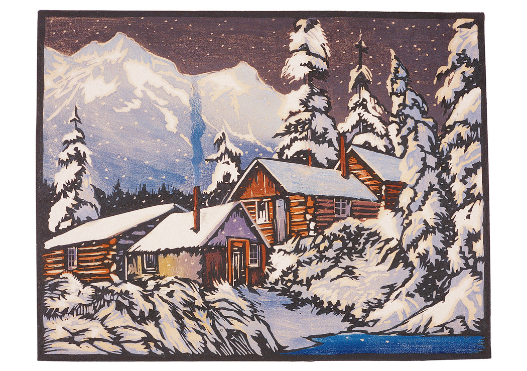 William S. Rice: Long Winter's Night Holiday Card Assortment_Interior_4
